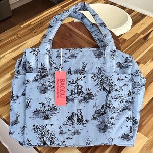 NWT Baggu x Molly Goddard Small Cloud Carry-On bag in the "Twinky Toile" pattern